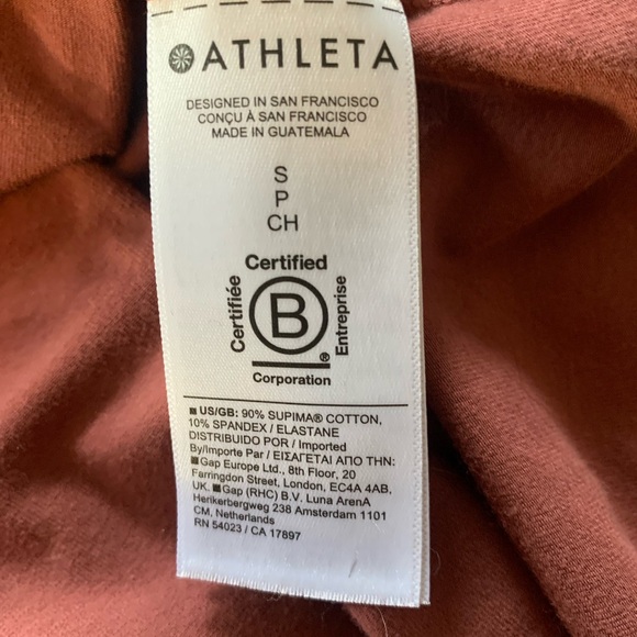 Athleta Red Rock Essential Tee Dress Size Small - Picture 6 of 6